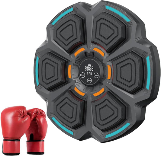 2024 Smart Music Boxing Machine with LED Wall Mount - Premium Gloves Included