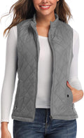LONGKING Women's Lightweight Zip Quilted Vest for Comfort & Style