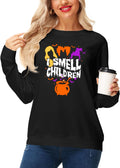 AOBUTE Womens Thanksgiving Long Sleeve Sweatshirts Turkey Printed