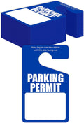 Parking Permit Hang Tags 50 Pack - Thick Poly Plastic Placards