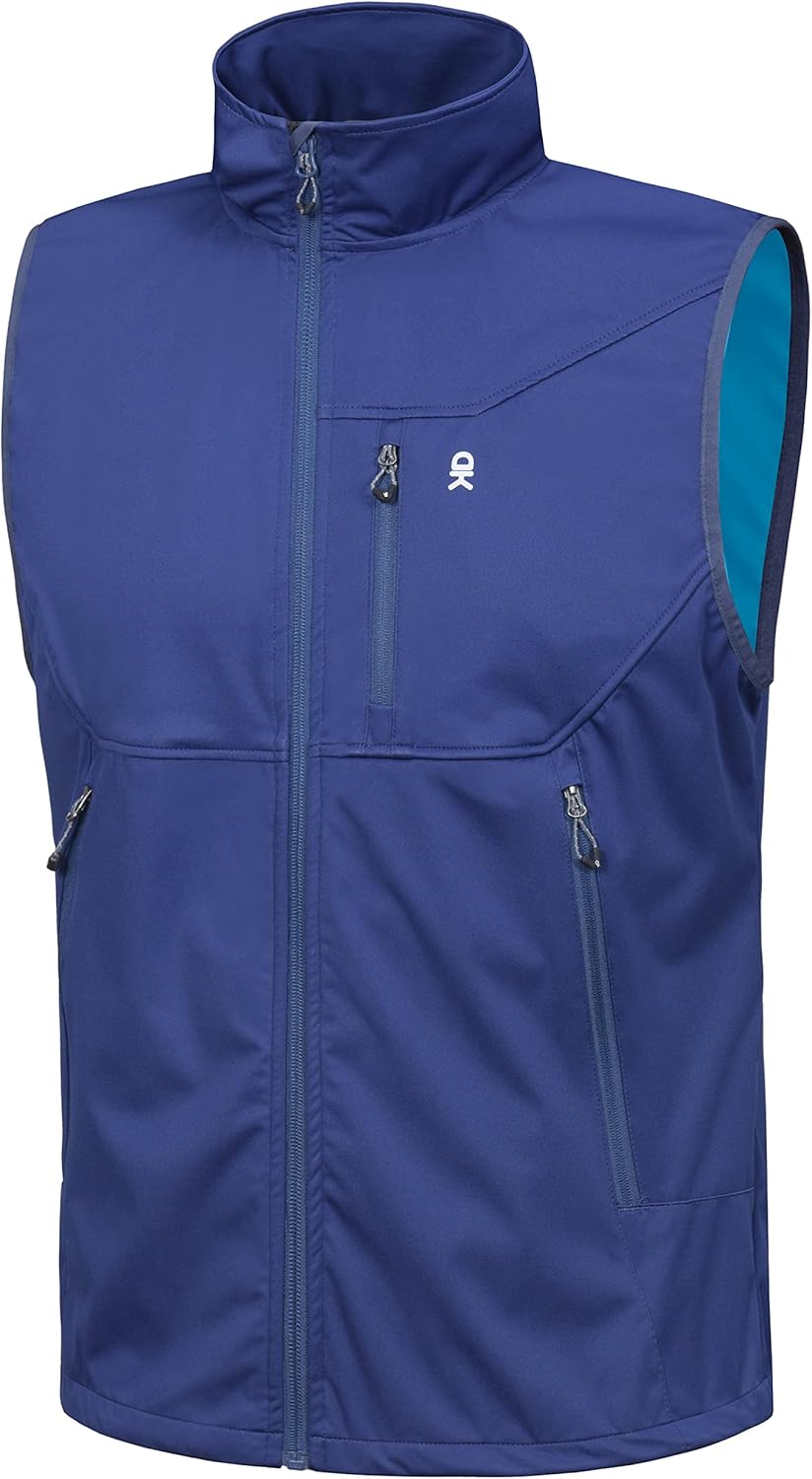 Little Donkey Andy Men's Lightweight Softshell Vest for Travel