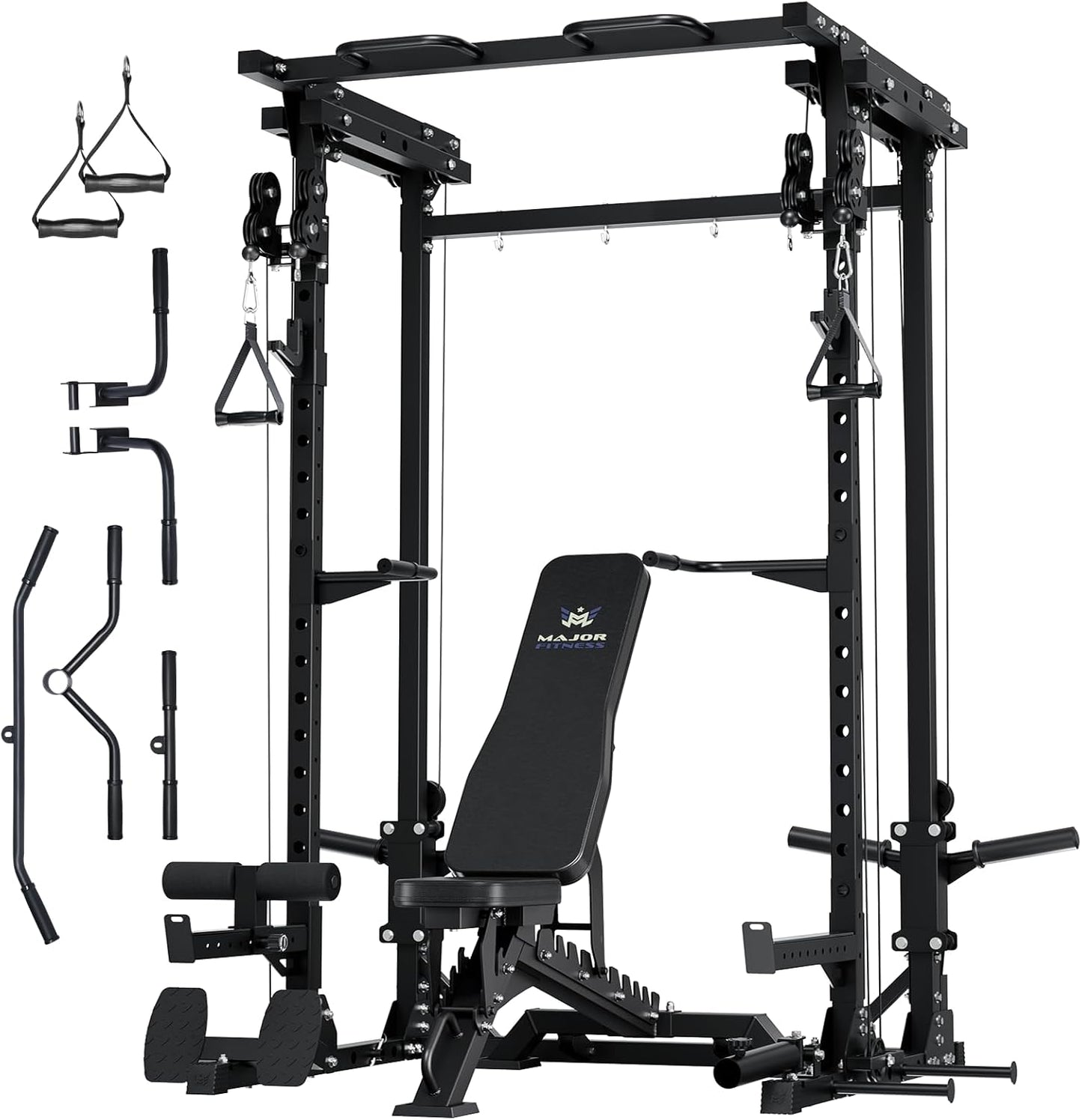 MAJOR FITNESS Power Cage - Ultimate Home Gym Rack