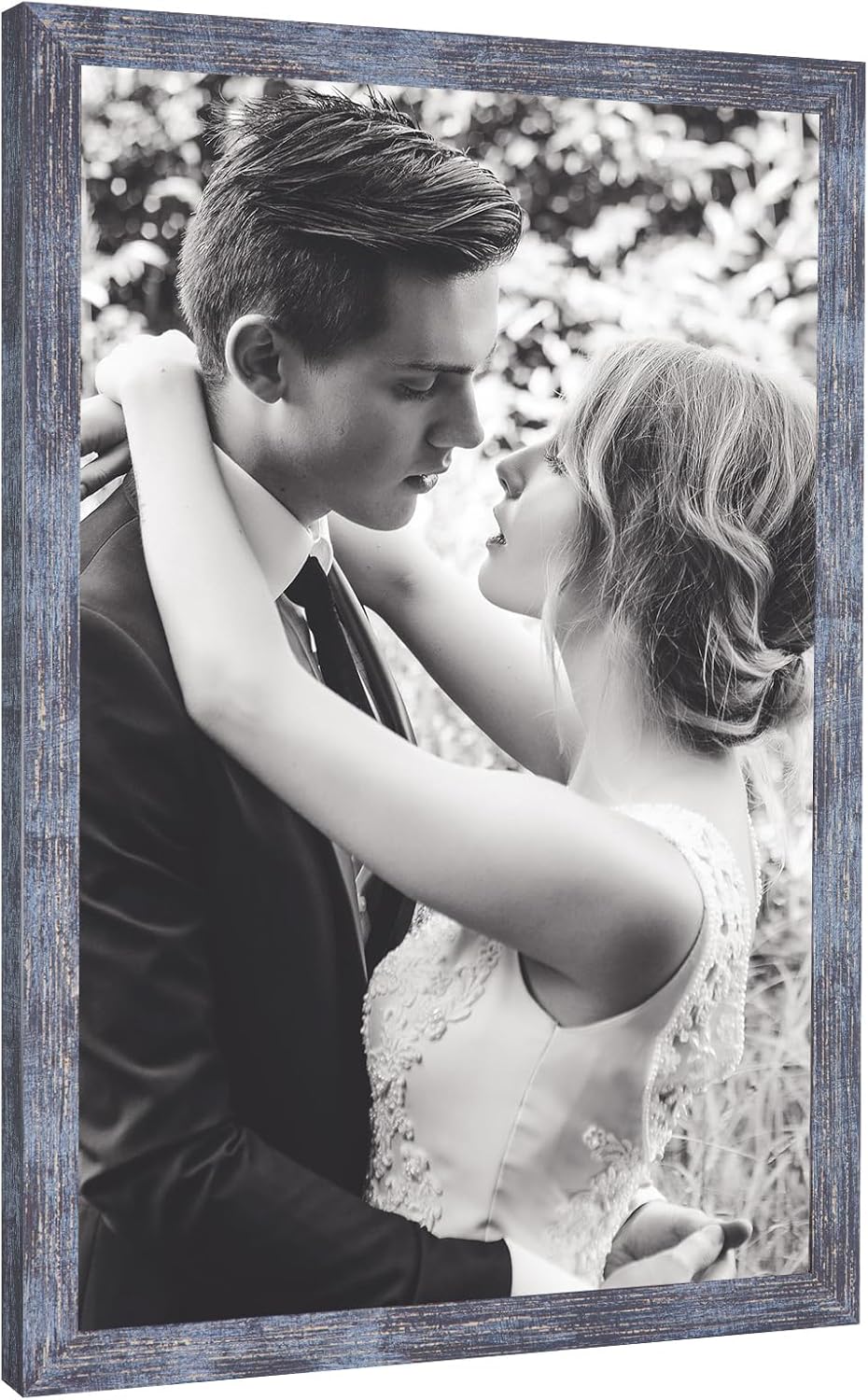 20x28 Rustic Blue Frame for Pictures, Perfect Gift Option