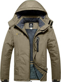 Men's Ski Snow Jacket Warm Waterproof Hooded Coat - Winter Ready