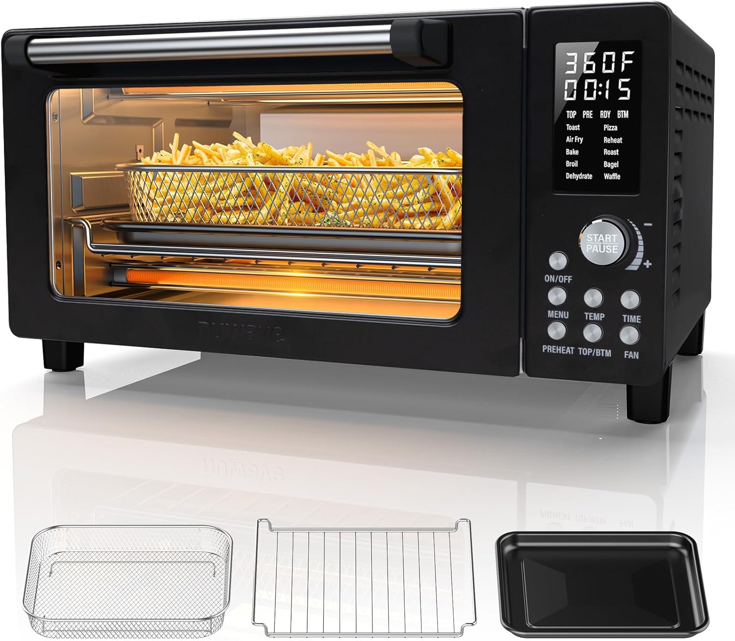 Nuwave Bravo Pro Air Fryer Toaster Oven Combo for Perfect Meals