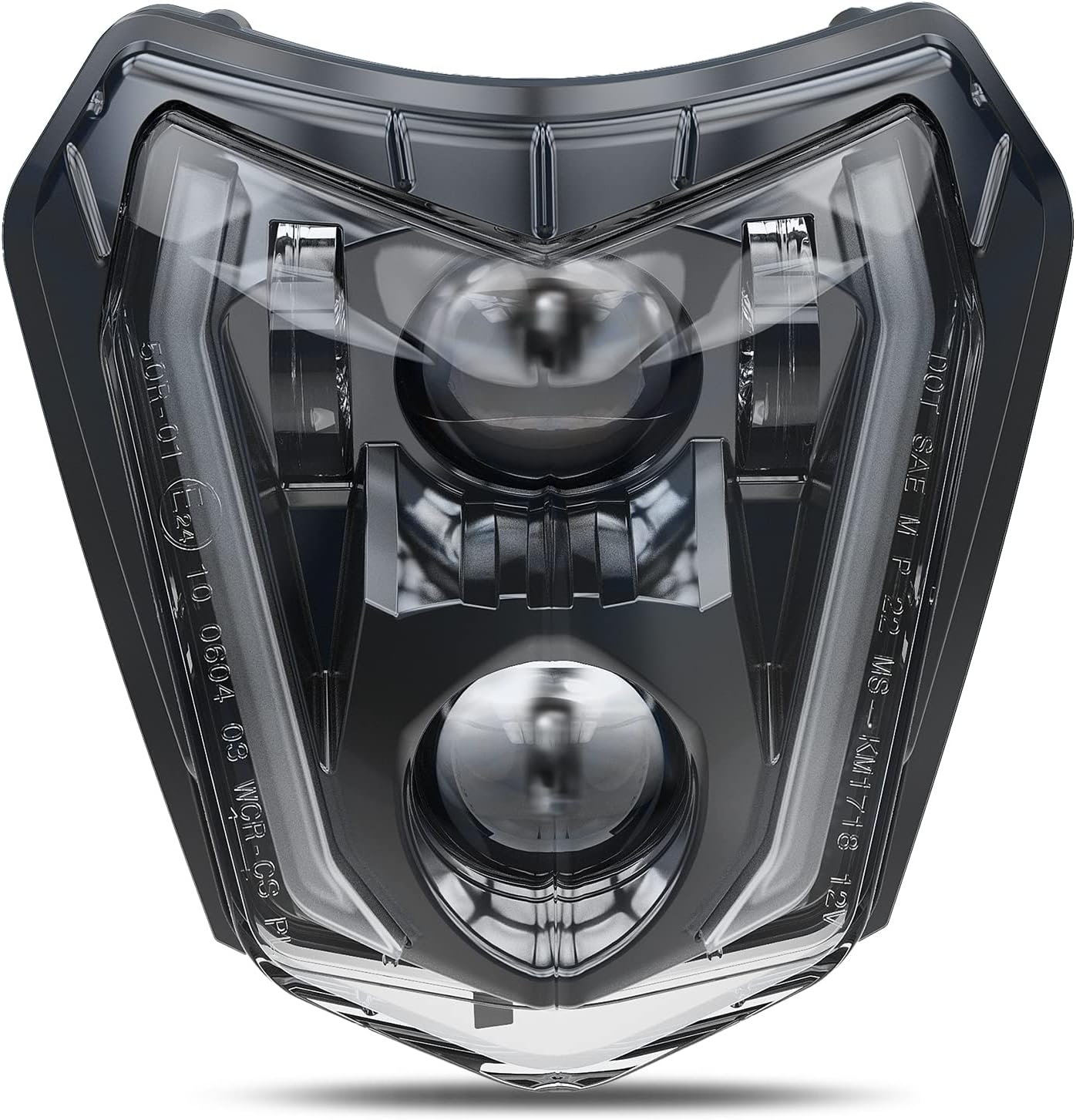 BICYACO Dirt Bike Headlight - 66W 3000LM LED for Enduro Bikes