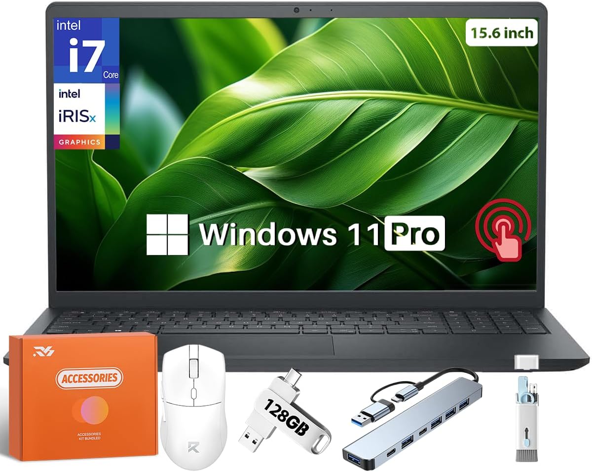 Dell Inspiron 15 Touchscreen Laptop with Intel i7 and 32GB RAM