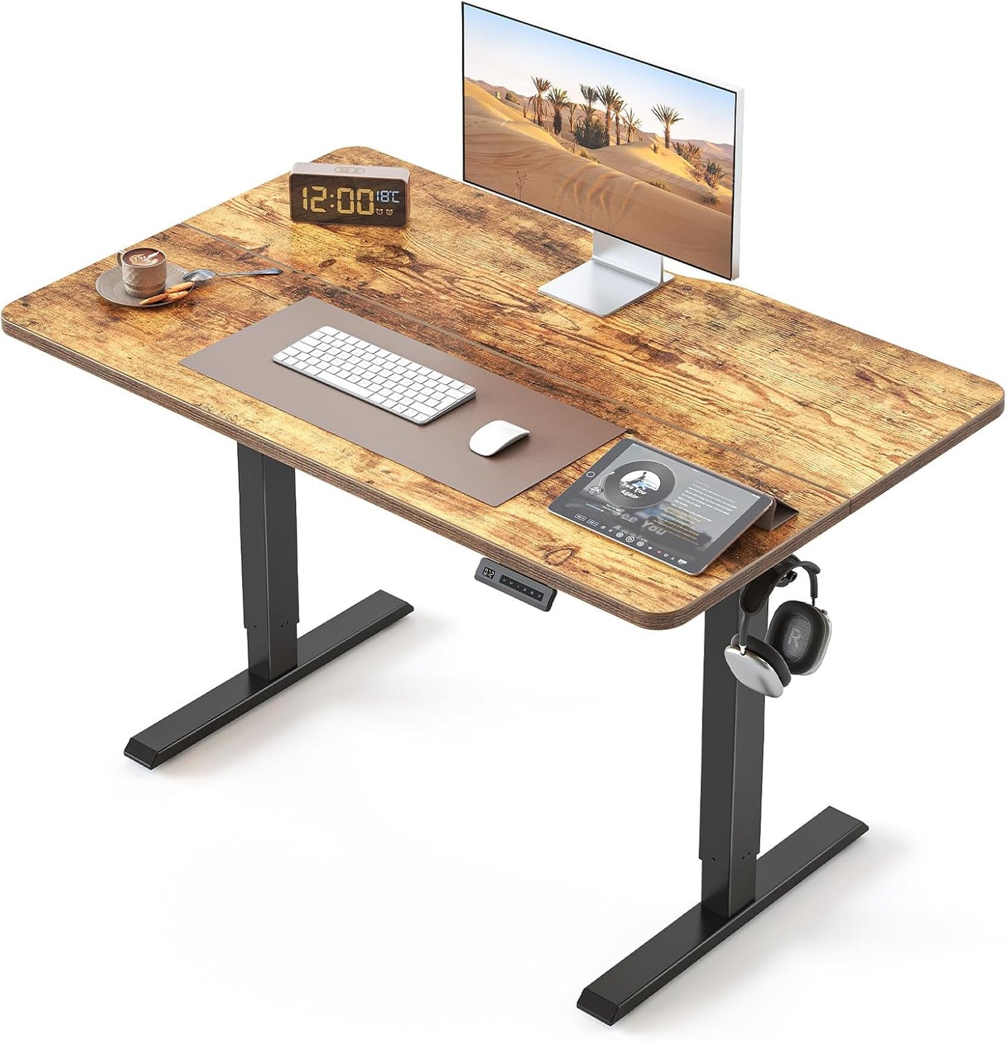 BANTI 40 24 Inches Standing Desk: Ergonomic Electric Height Adjustable