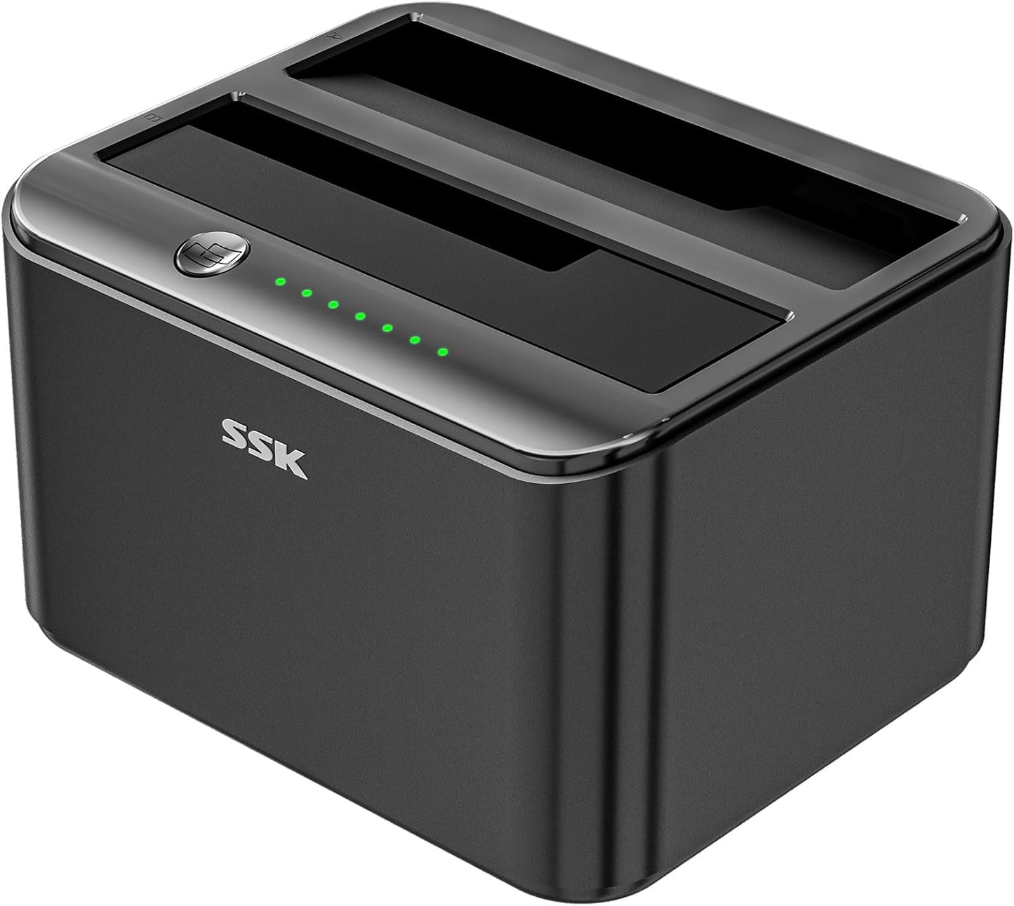 SSK Aluminum Dual Bay HDD Dock: 20TB Capacity