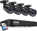 1080P Home Security Camera System - 4 Bullet Cameras, 1TB DVR