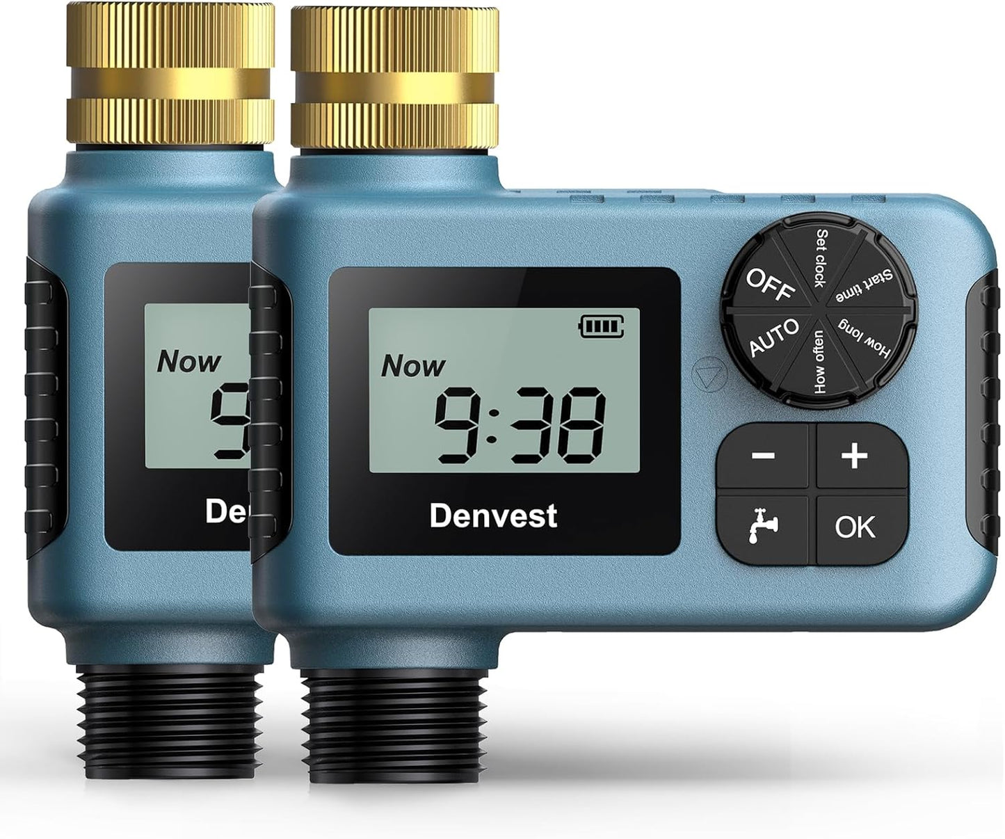2 Packs Hose Timer with Brass Inlet for Efficient Watering
