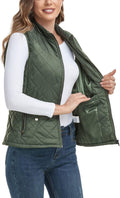 Women's Longking Zip Quilted Vest - Ideal for Casual Outfits