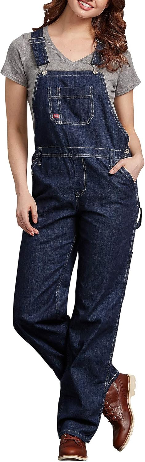 Dickies Women's Denim Bib Overall: Superior Comfort & Functionality