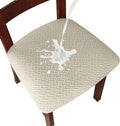 6-Piece Genina Waterproof Dining Chair Covers for Easy Clean-Up