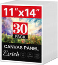 Canvas for Painting 11x14 30 Pack - Bulk Cotton Canvas Boards