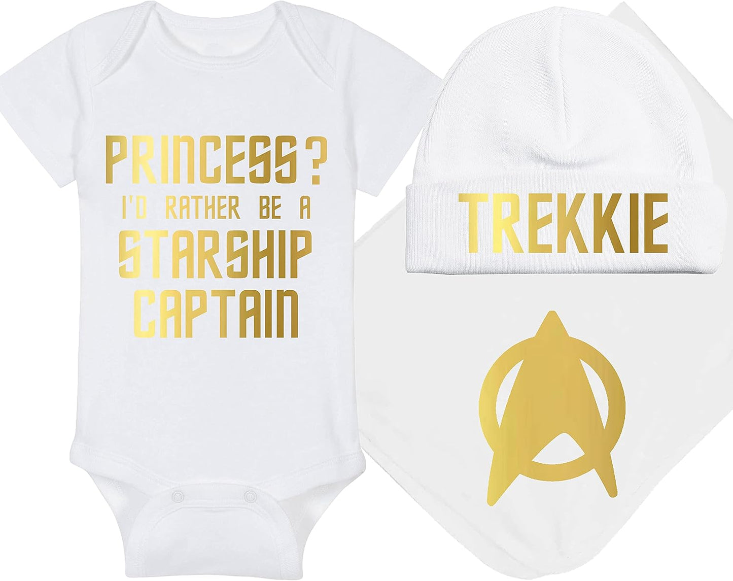 Princess? I'd Rather Be A Starship Captain Baby Gift Set