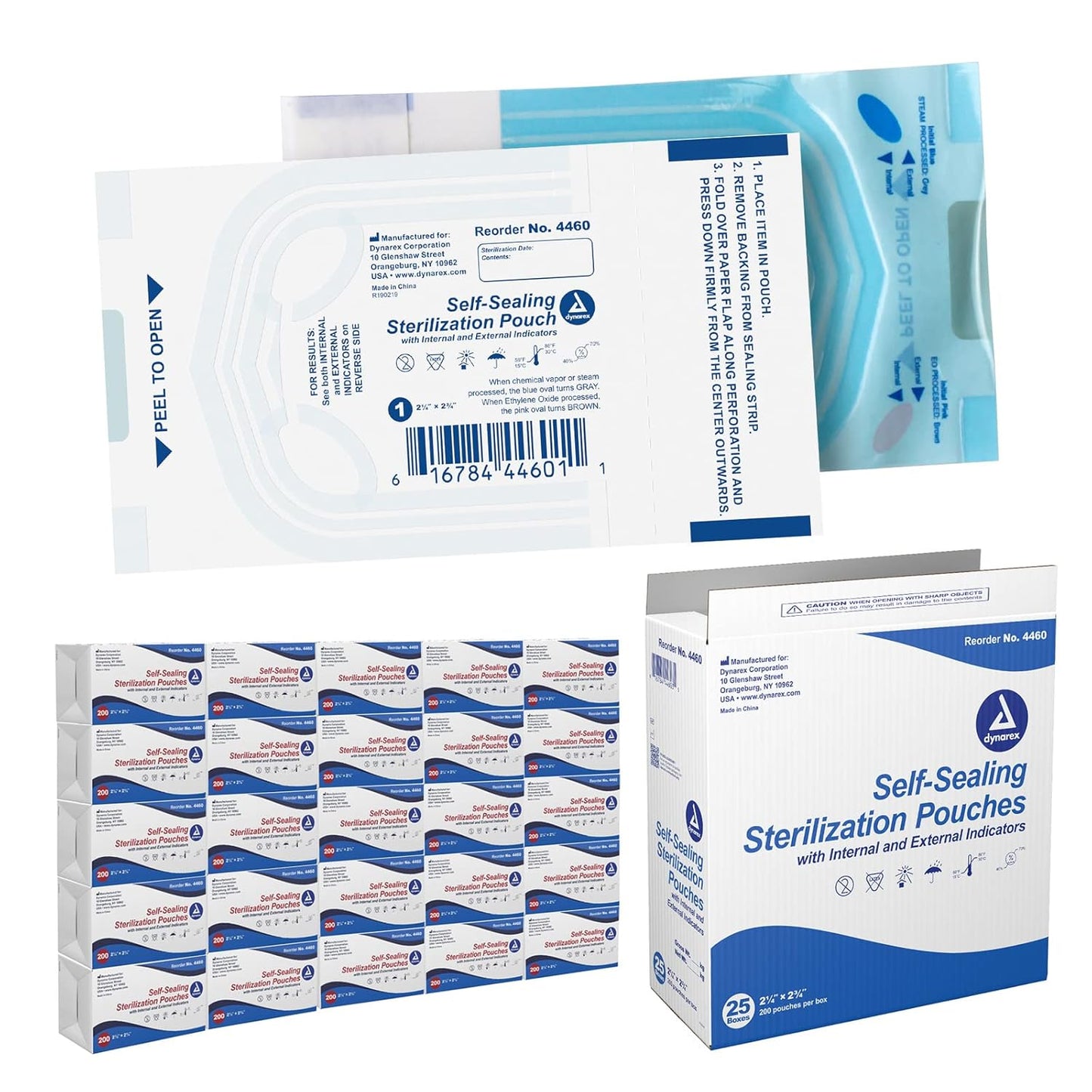 Dynarex Sterilization Pouches for Safe Medical Tool Storage