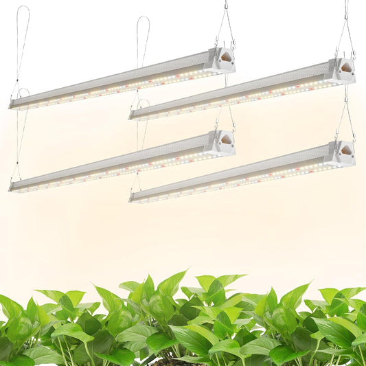 FREELICHT 4FT LED Grow Lights for Indoor Plants, 160W Full Spectrum