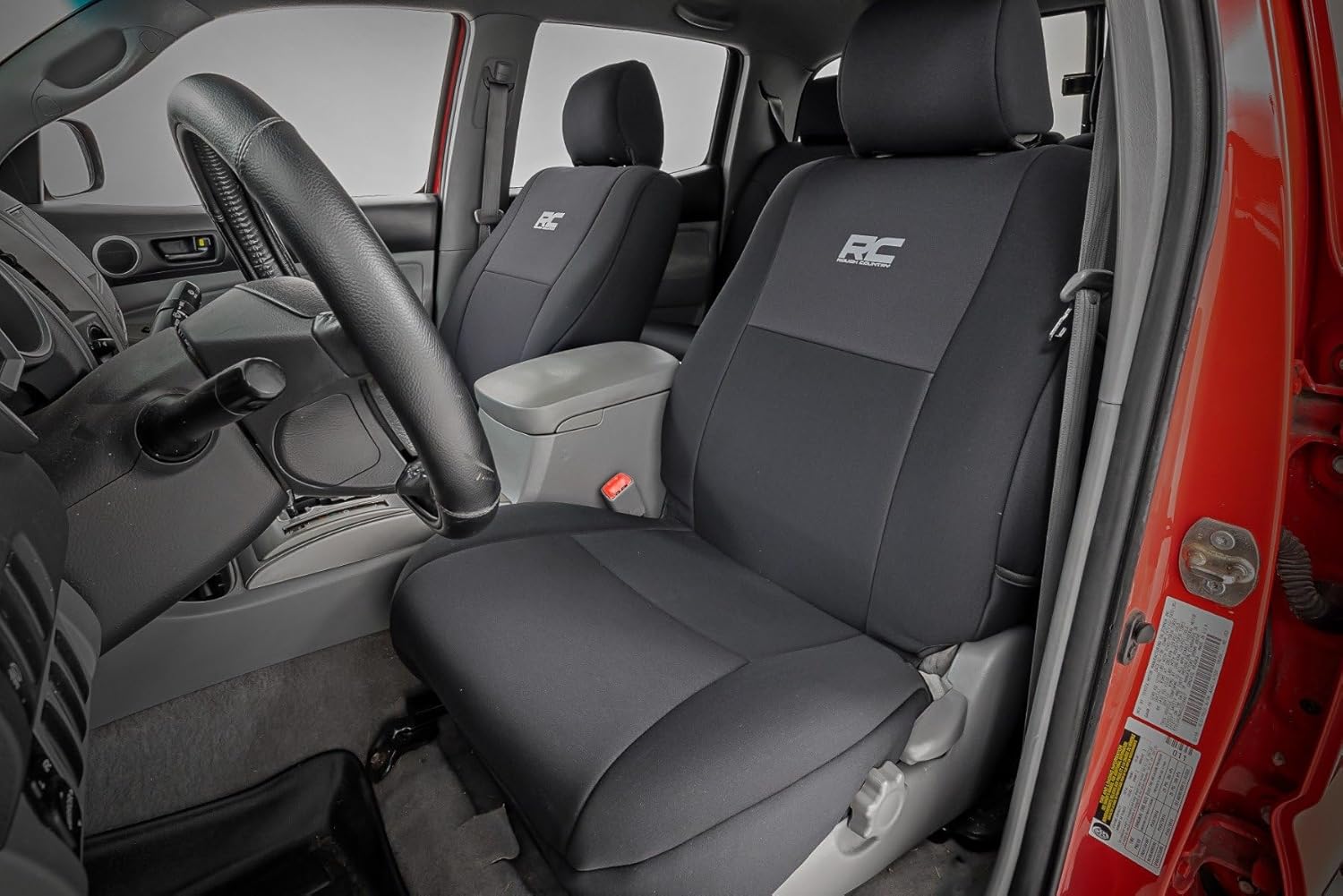 Rough Country Neoprene Seat Covers for Toyota Tacoma Crew Cab