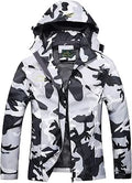 GIISAM Women's Waterproof Rain Jacket - Lightweight Packable Hood