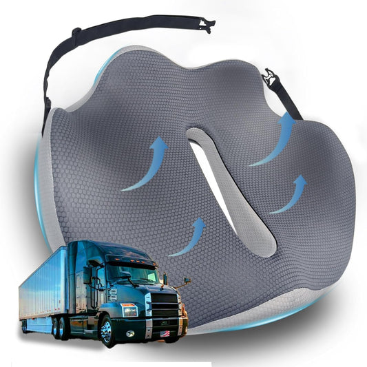 Memory Foam Truck Seat Cushion, Pain Relief