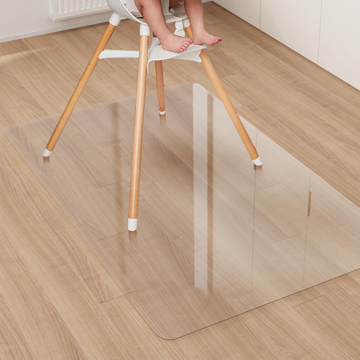 Transparent Waterproof Vinyl Area Mat for Home Protection