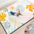 Premium Foam Baby Play Mat 74x50 in Oversized Comfort - Thick Padding