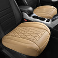 CAR PASS Leather Front Car Seat Covers 2 Pack - Waterproof, Anti-Slip