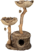 Modern Cat Tree Tower - Real Branch Luxury Cat Condo