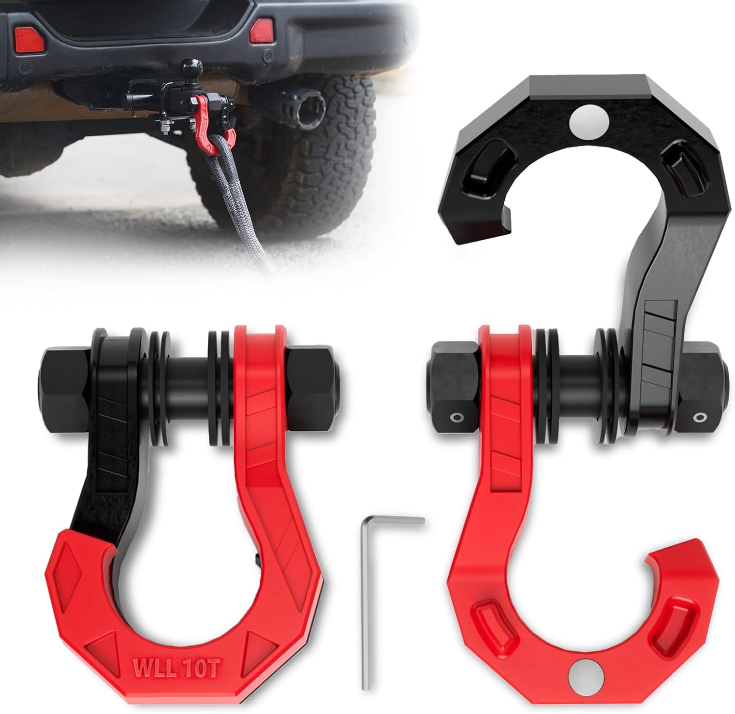 3/4in D Ring Shackles for Heavy Duty Towing and Recovery