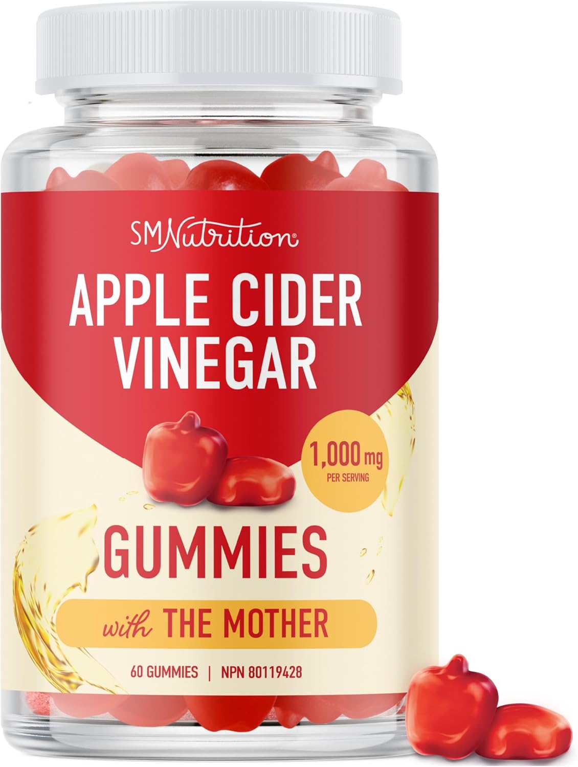 Detox & Digest with 1000mg ACV Gummies | 60ct