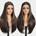 Synthetic Lace Front Wig 13x4 HD Lace 26in Layered Straight - Ready
