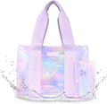Case-Mate Jelly Tote - Iridescent Waterproof Tote for Beach & Travel