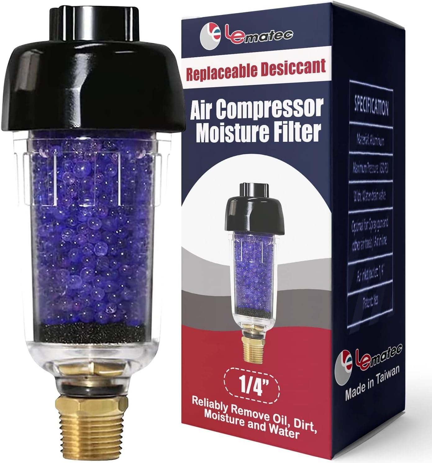 LE LEMATEC Air Compressor Dryer: Clean, Dry Air!