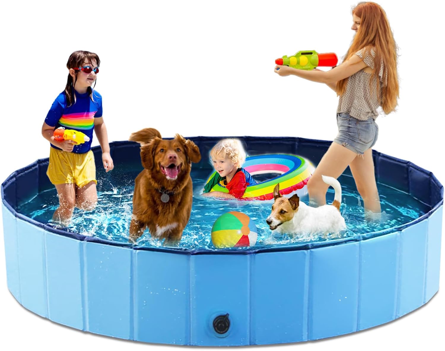 Jasonwell Foldable Dog Pool for Small Medium Large Dogs and Kids