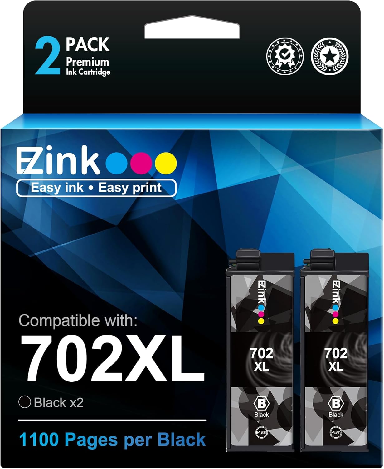 High-Quality 702XL Black Ink for Epson Printers