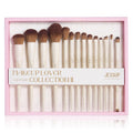 Jessup Makeup Brushes 14Pc Set - Premium Synthetic Kit with Gift Box