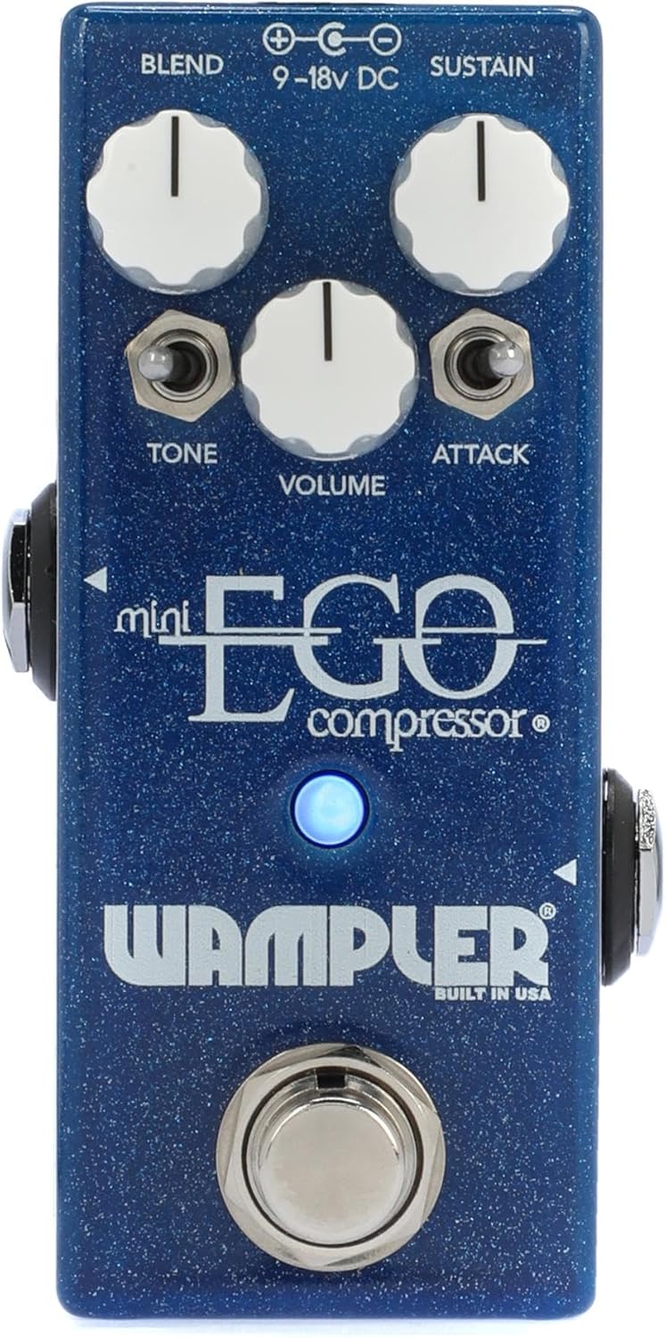 Wampler Mini Ego Compressor Guitar Effects Pedal for Musicians