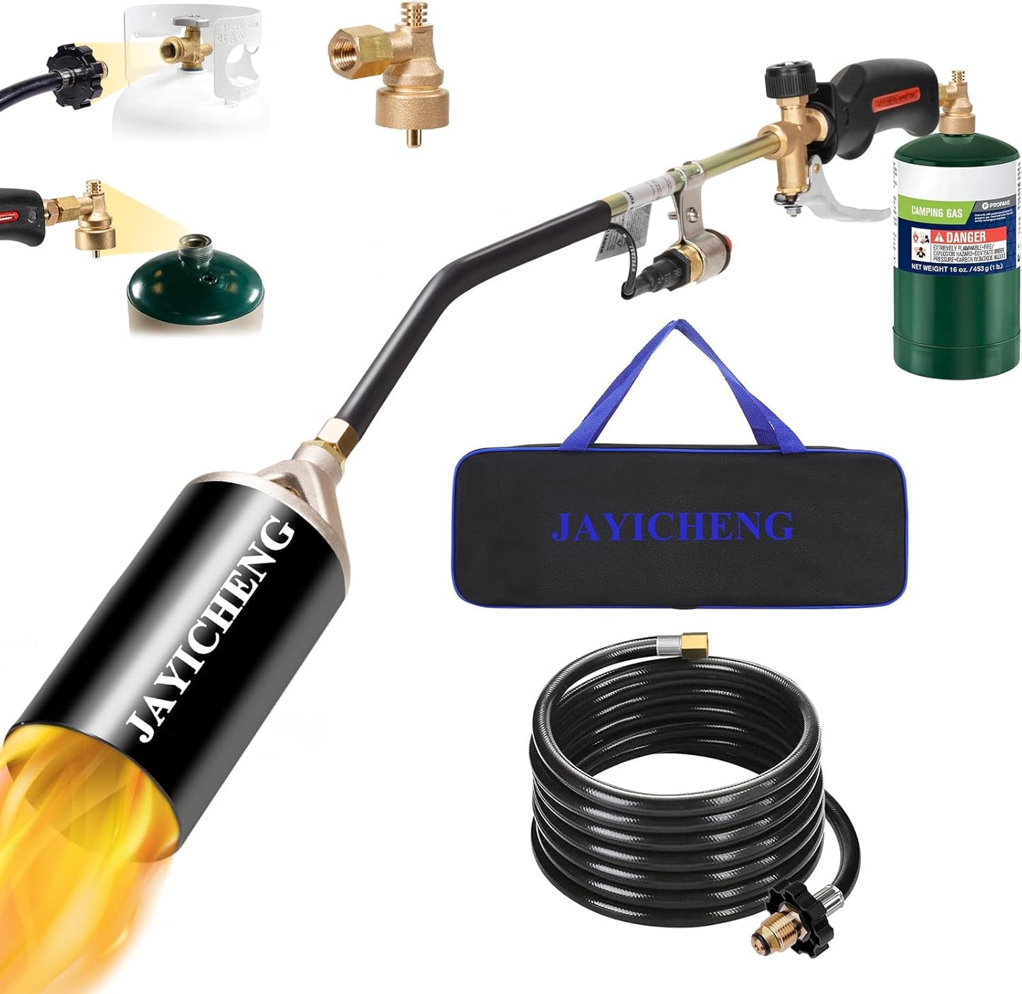 Powerful Propane Torch Weed Burner Kit for Efficient Weeding