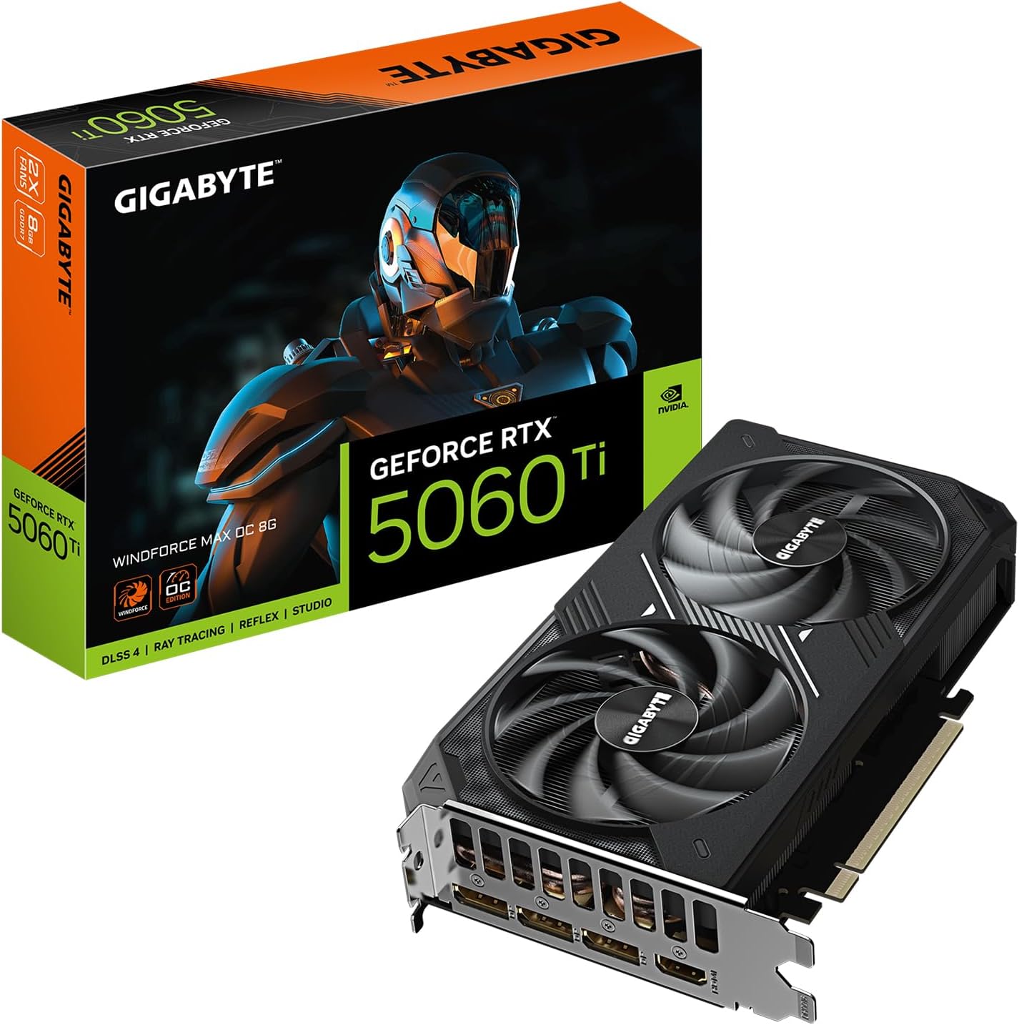 GIGABYTE GeForce RTX 5060 Ti WINDFORCE MAX OC 8G Graphics Card