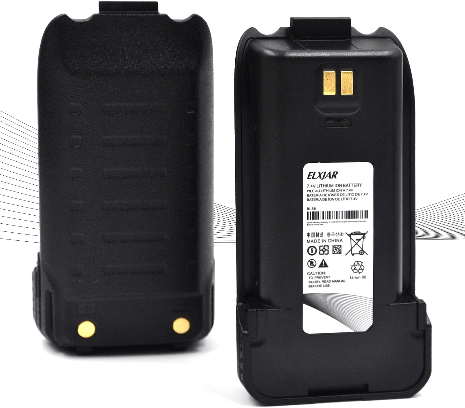 7.4V 2600mAh Li-ion Battery Replacement for RT86 Two Way Radio