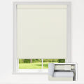 No Drill Blackout Roller Blinds for Indoor Windows - Cordless Privacy