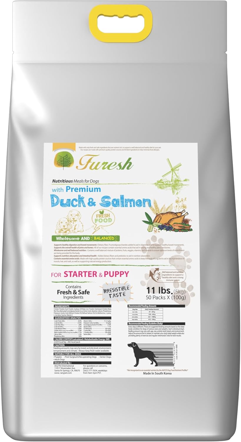 Premium Natural Dry Dog Food Kibble for Small Dogs & Puppies