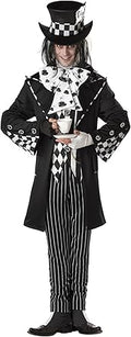 Dark Mad Hatter Costume - Gothic Tailored Ensemble for XL