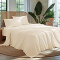 100% Cotton King Size Sheets Set - Luxury 1000 TC Egyptian Cotton