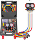 AC Gauges Manifold Gauge Set for R22 R410a R134a - Professional HVAC