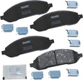 Bendix Priority1 CFC1022 Ceramic Front Brake Pads - Quiet, OEM Fit