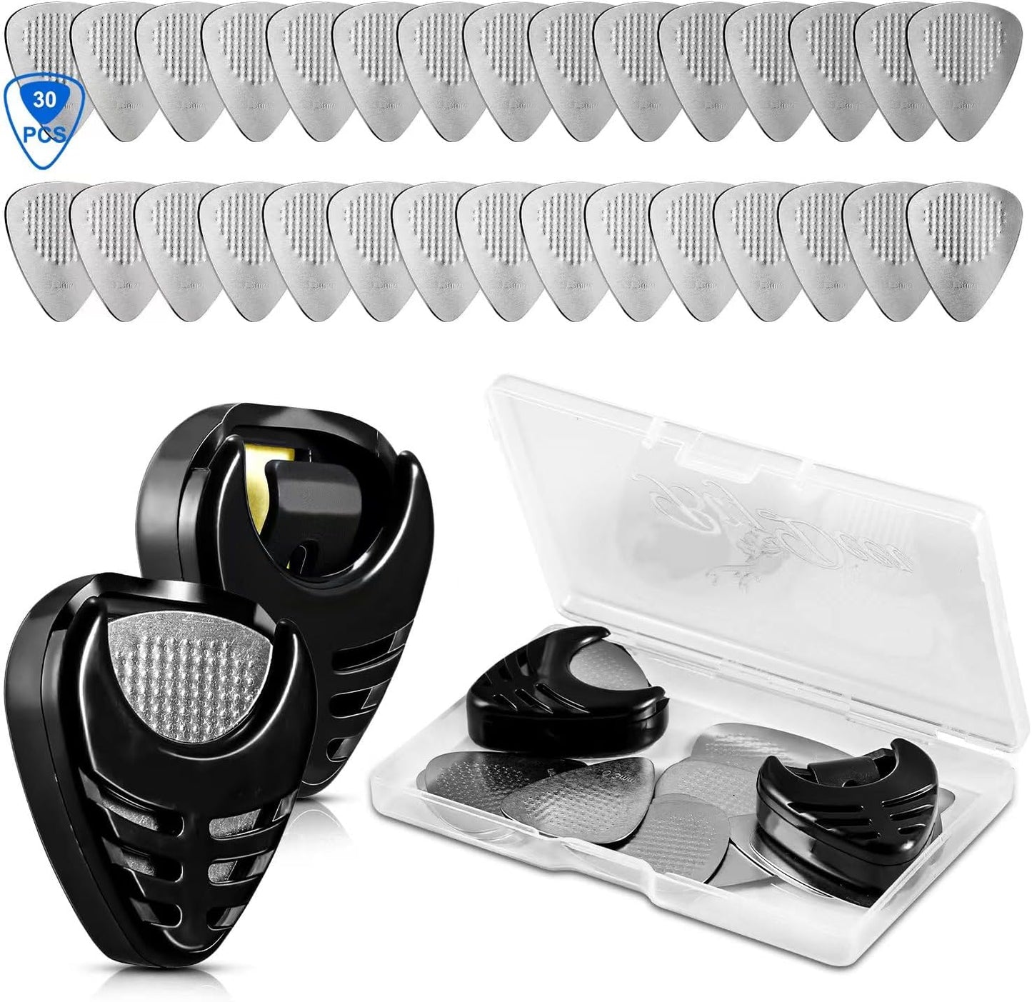 BigDeer Stainless Steel Guitar Picks Set