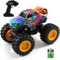 Remote Control Monster Truck Toys with LED Light - All Terrain RC