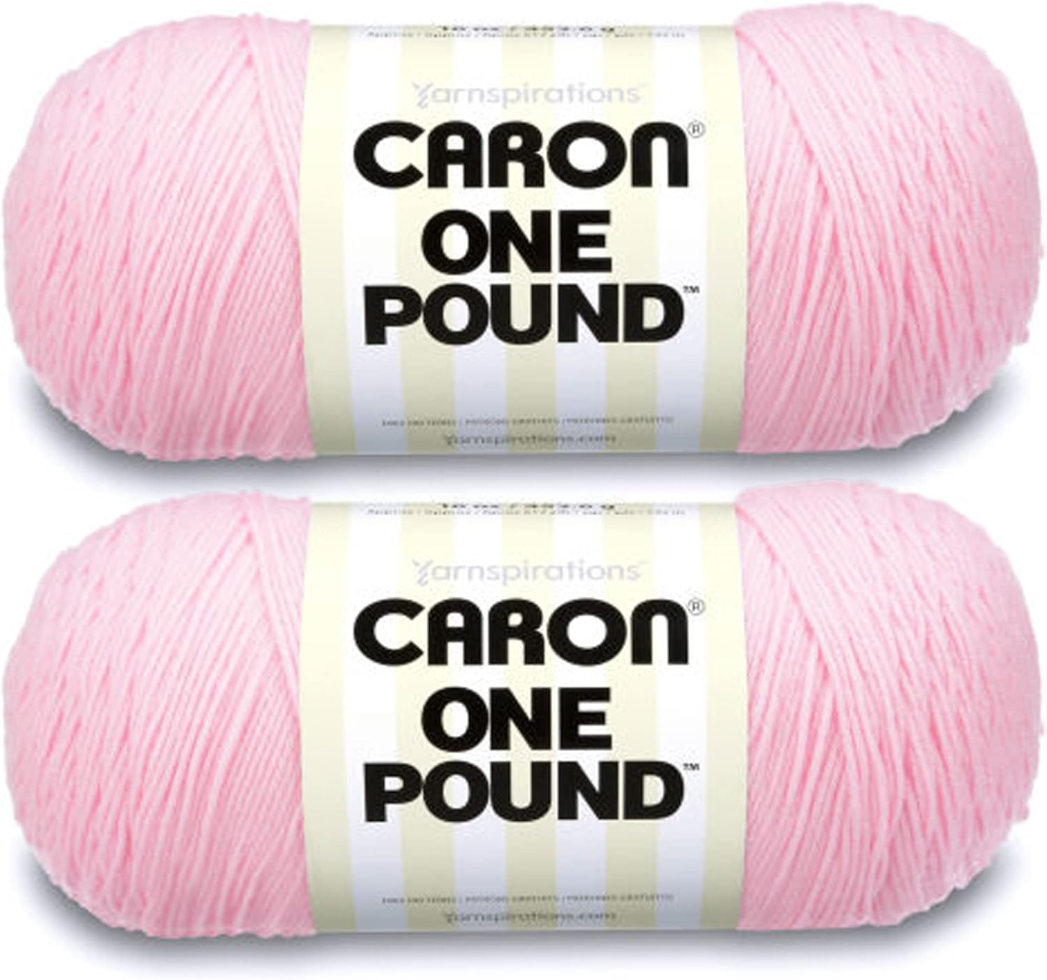 Caron One Pound Soft Pink Yarn - Perfect for Knitting and Crochet